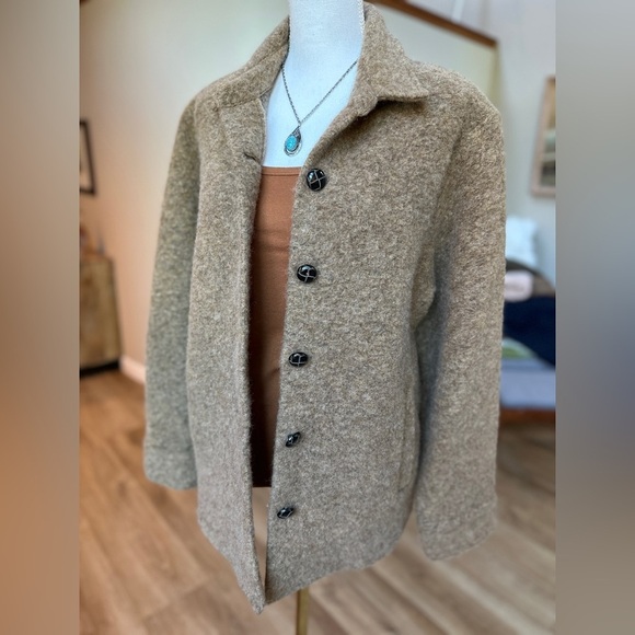 Karen Kane Jackets & Blazers - Karen Kane brushed wool blend shirt jacket.